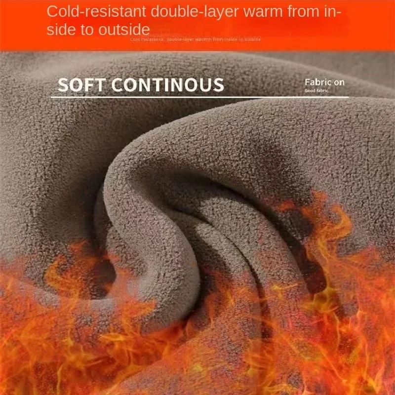 Damen Fleecehose Kordelzug Sport Jogging Sweatpants Warm Winter Plüsch Warm Warm Knöchelbündchenhose Lässige Harems Hose