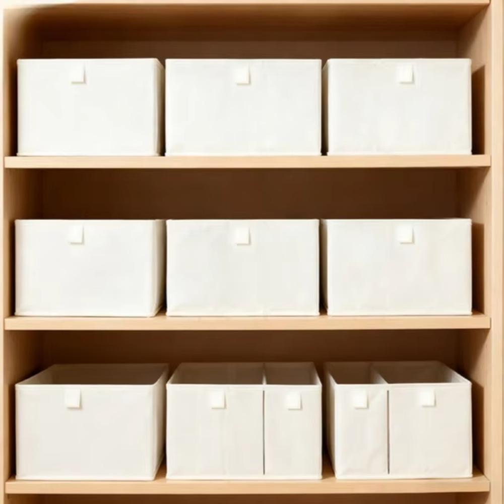 Washable Foldable Storage Box With Handles Stackable Storage Box  Drawers Wardrobe