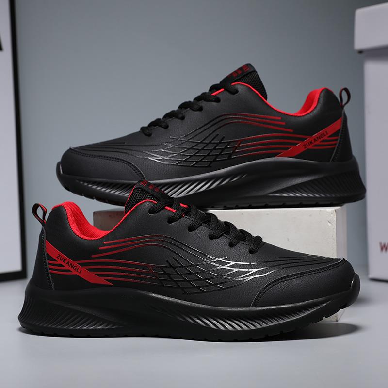 

Men s Sneakers Minimalist Synthetic Leather Sneakers Are Lightweight, Comfortable Black Casual Shoes and Designer Luxury Shoes 38
