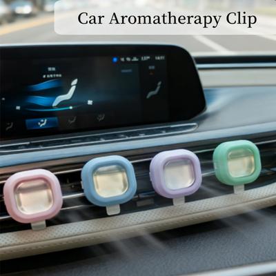 1pc Car Aromatherapy Breathable Film Air Conditioning Vent Clip Long-Lasting Odor Removal Inside The Cars Decorative Accessories