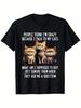 Funny Cat T-Shirt - "People for THINK I'm Crazy Because I Talk To My