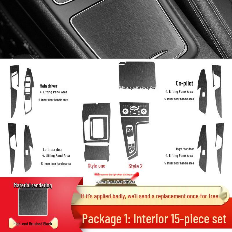 2021 Bestune B70 Interior Gear Shift Decoration Sticker