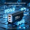 150W Multi-Port Smart Charger: Fast Charging Plug with 2 PD and 1 USB Port.