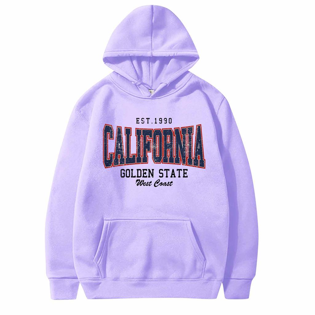 Unisex Fashion Casual Long Sleeved Round Neck Loose Plush Pullover With Rope Hoodie