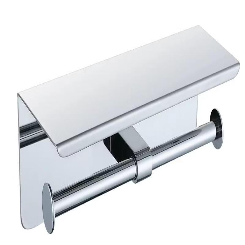 cmaos Stainless Steel Suction Cup Tissue Holder with Hook
