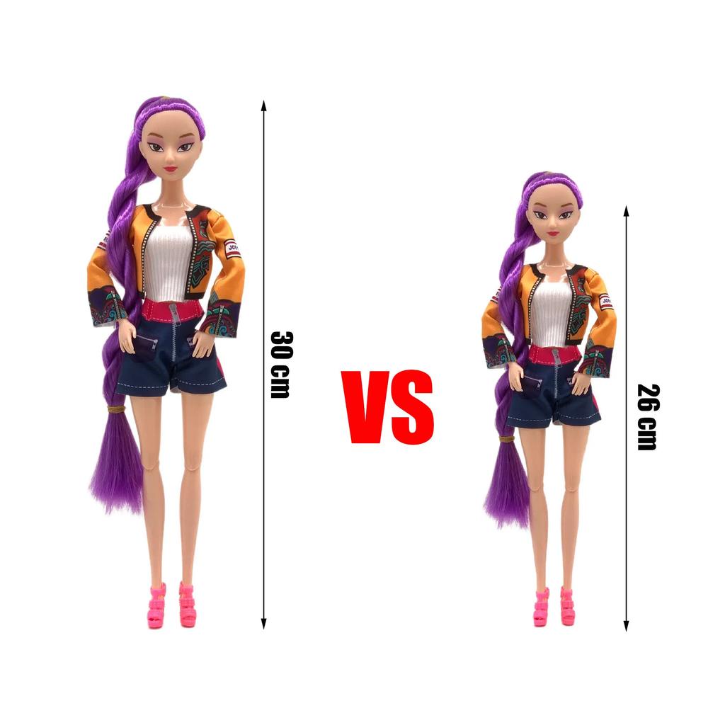 Giocattoli per Bambole da 30 cm Kpop Cacciatori di Demoni Action Figure Giocattolo Rumi Mira Zoey Bella Principessa Bambole Bambina Giocattolo in Plastica Fai da Te per Bambine
