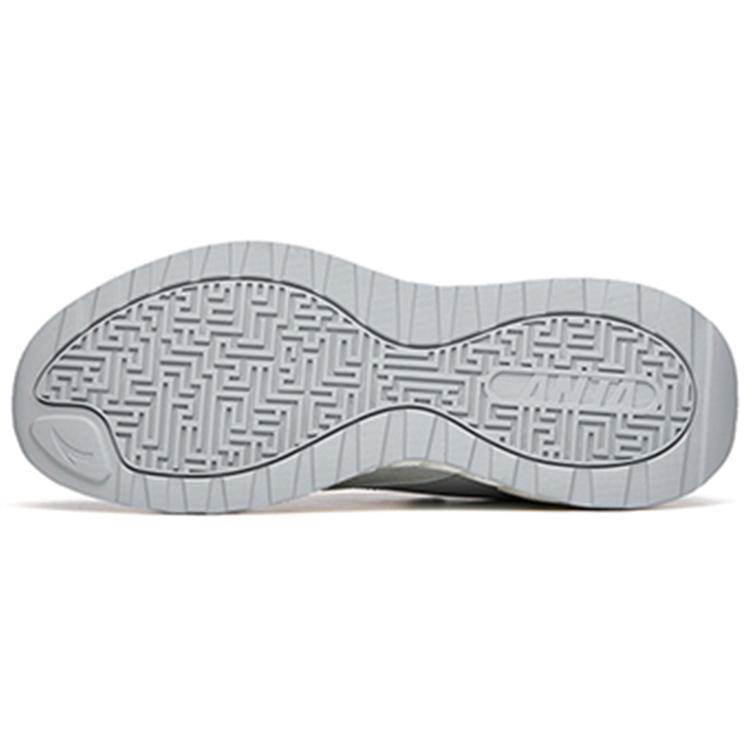 New Anta Non slip Wear resistant Shock Absorption Low Top Chunky Sneakers Men's White Gray 112218871-2