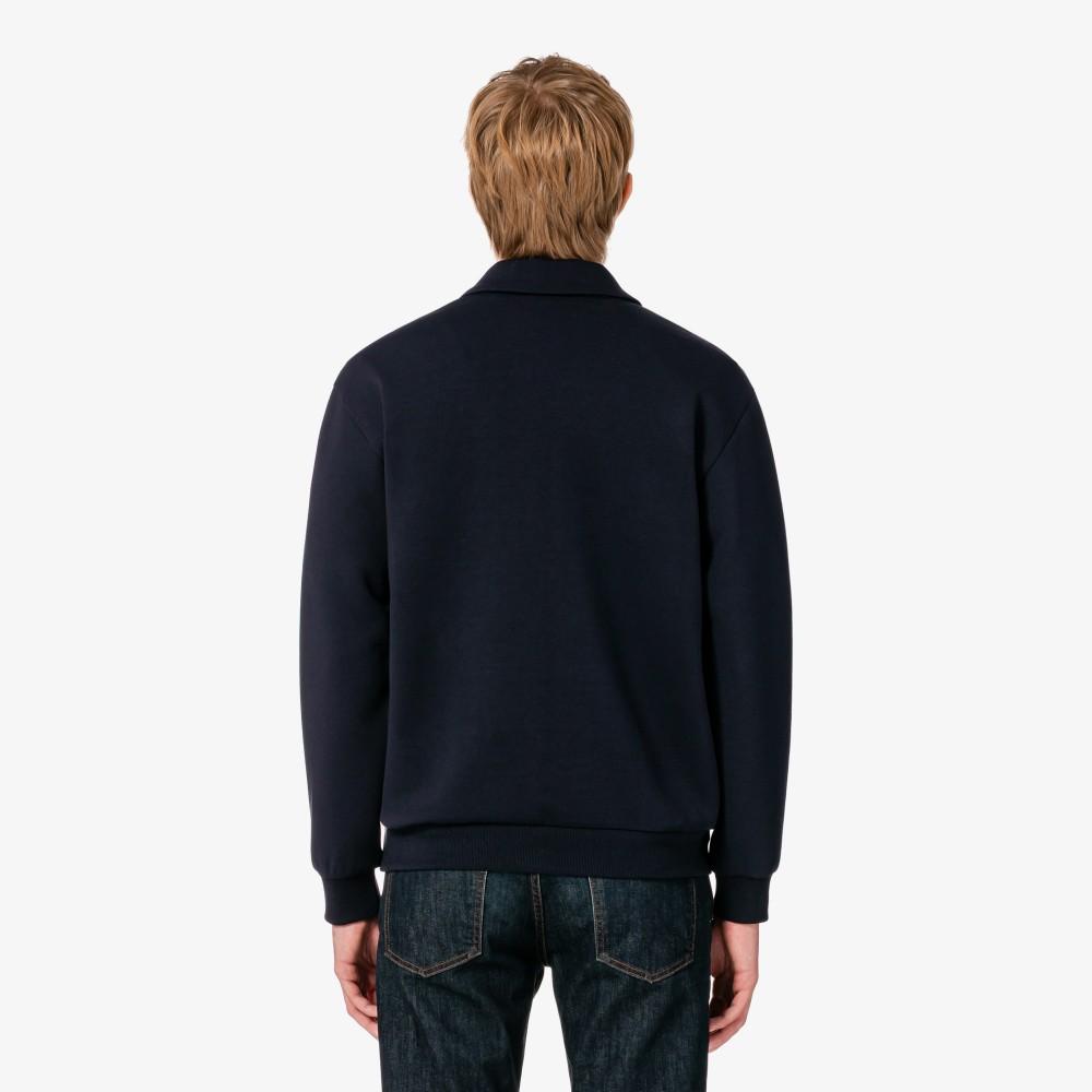 [lacoste] Men's Double-Face Snap Polo Sweatshirt SH423E-56G166