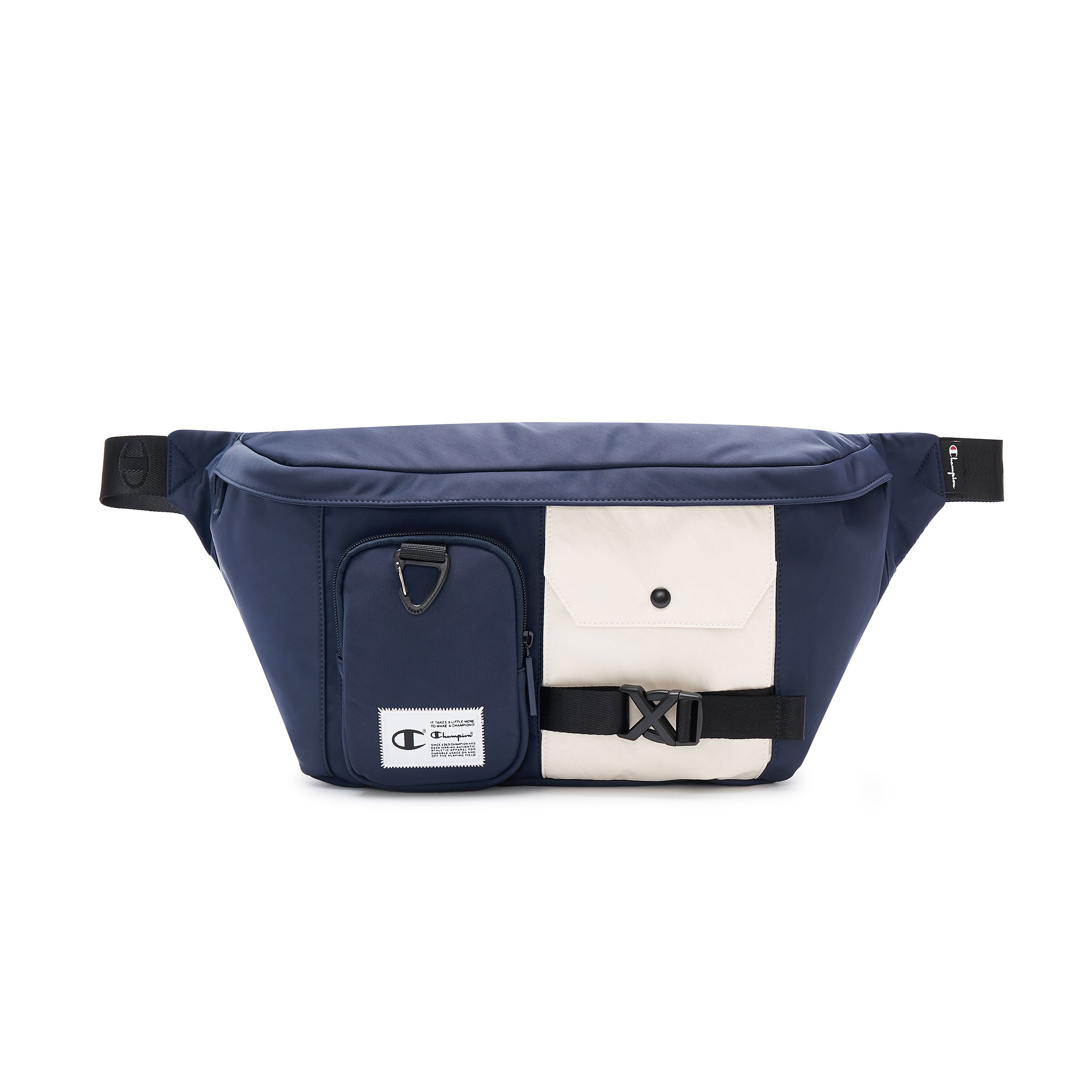 

Champion FW24 Color Block Splicing Vintage Campus Classic Simple Casual Versatile Fabric Waist Bag Unisex Waist Bag Navy Black Khaki U4CACPU37 Navy Blue