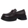 British style platform small leather shoes women's 2025 new spring versatile women's jk single shoes muffin loafers ins tide