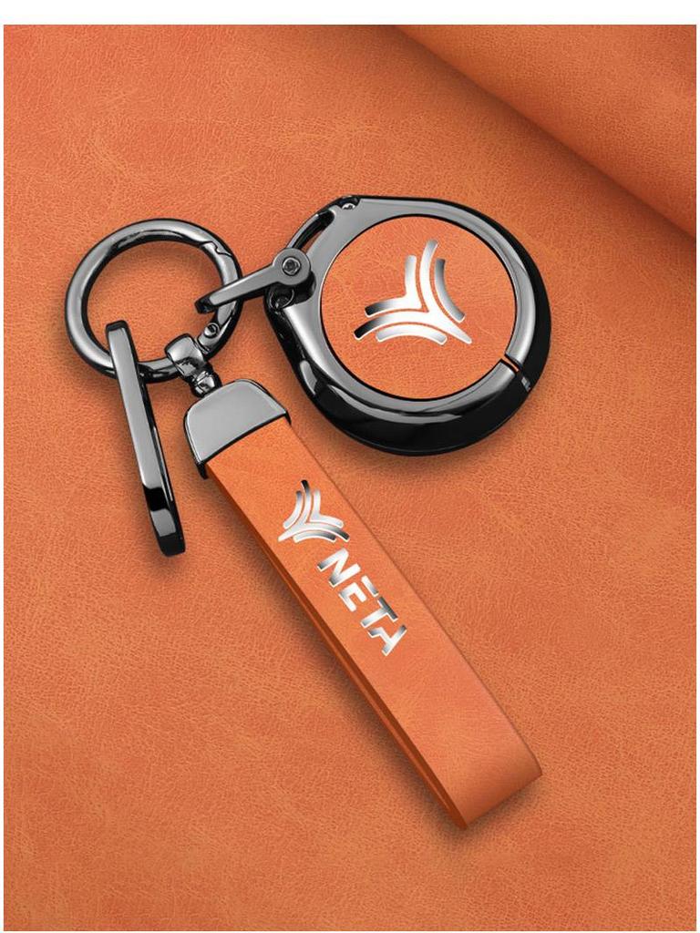 Nezha V Key Case - GT High-End Pro Full Wrap Metal Protective Shell with Buckle for New Energy Vehicles.