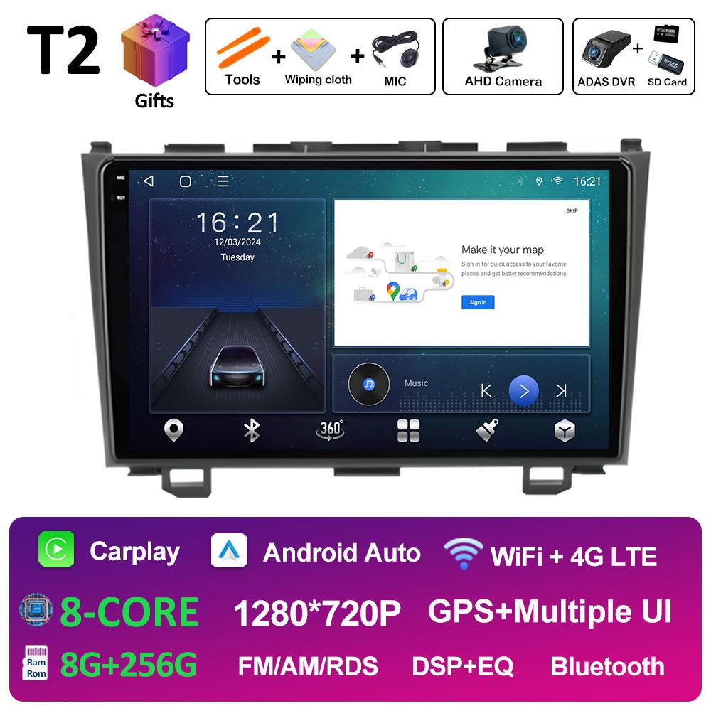 GPS Navigation For Honda CR-V 3 RE CRV 2007 2008 2009 2010 2011 WIFI 9 Inch Android Car Radio Multimedia Video Player Auto Tools