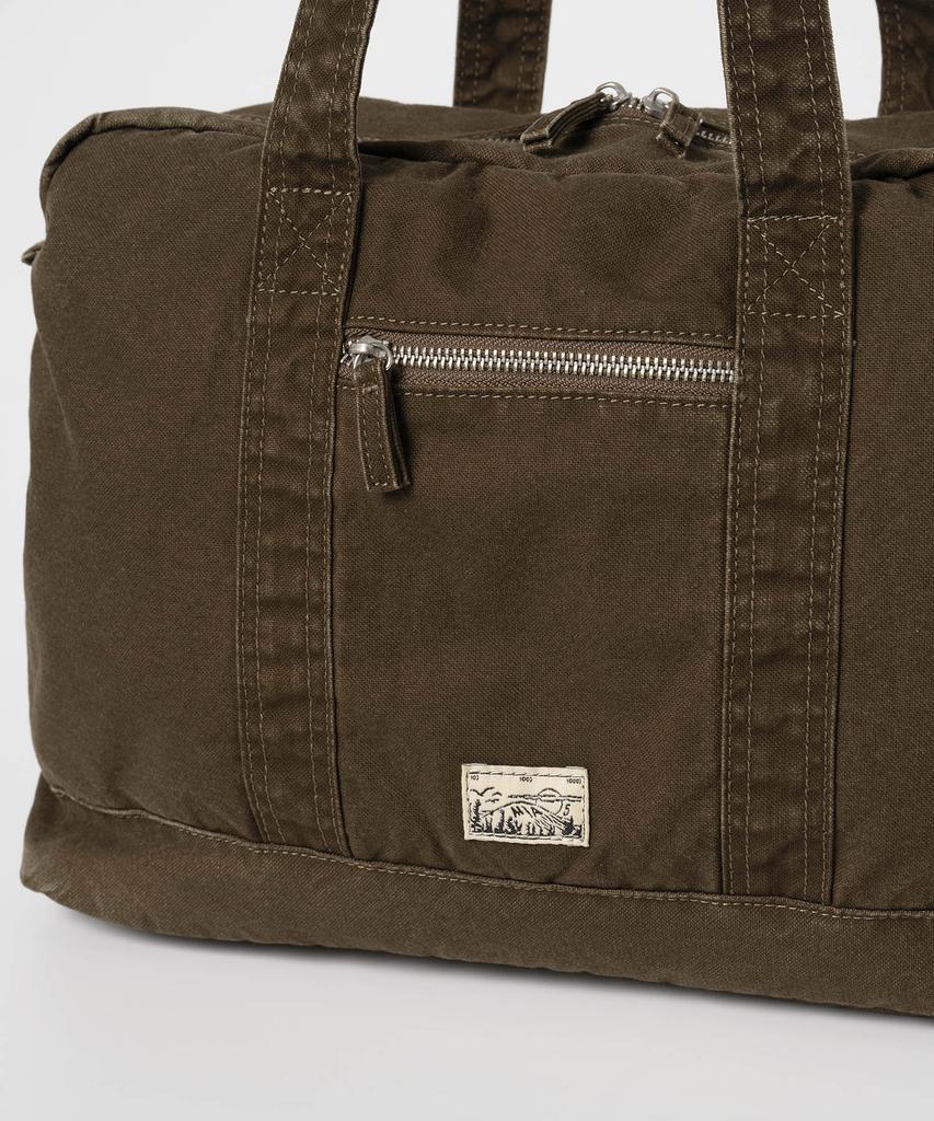 Millo Archive Vintage Flap Pocket Duffle Bag [Washed Brown]