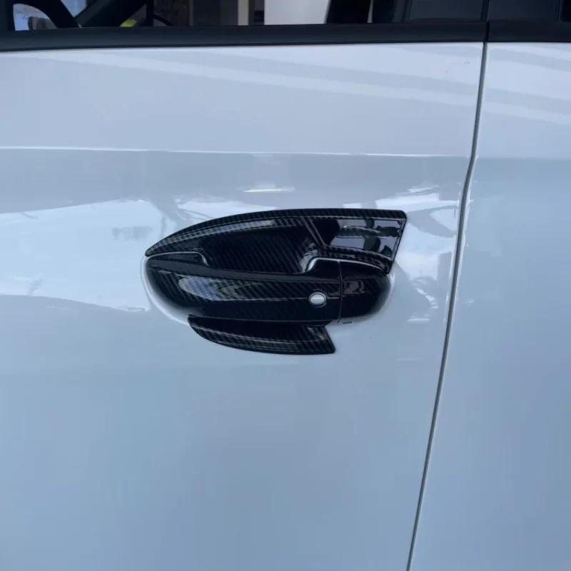 LHD RHD For MG 4 MG4 EV Mulan 2022 2023 2024 ABS black Car Door Handle Cover Door Bowl Protector Molding Trim Auto Accessories tcl6