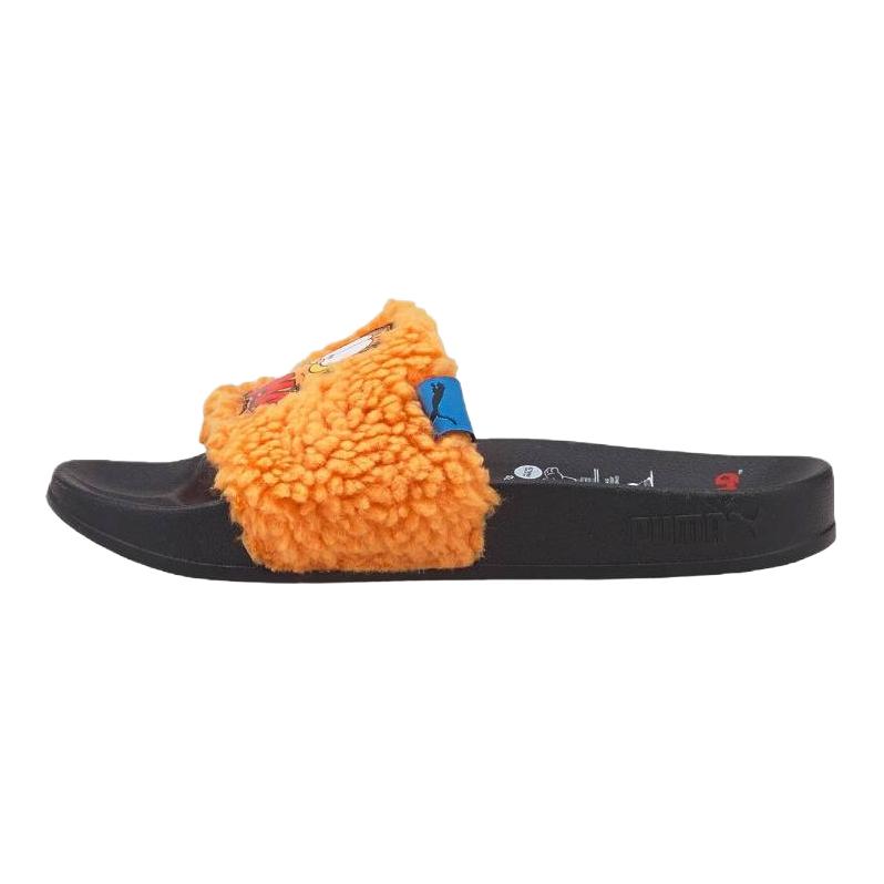 Puma Garfield x Leadcat 2.0 Slide Little Kid Hungry Garfield Kids Sneakers Black Zinnia 385003-01