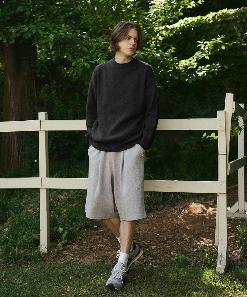 THE GREEN LAB Hazzi Round Oversized Knit [Black]