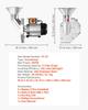550W Electric Fruit Apple Crusher, SUS304 Desktop Crushing Machine, Grinds Whole Apples Up to 70mm Dia, 60 KG/H Capacity, Cider Press for Apples,