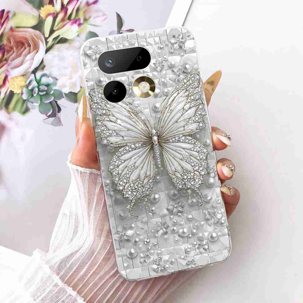 For Realme 16 Pro Plus 5G Case RMX5131 Bling Butterfly Silicone Phone Cases For Realme 16 Realme16 Pro+ Cover Shockproof Bumper