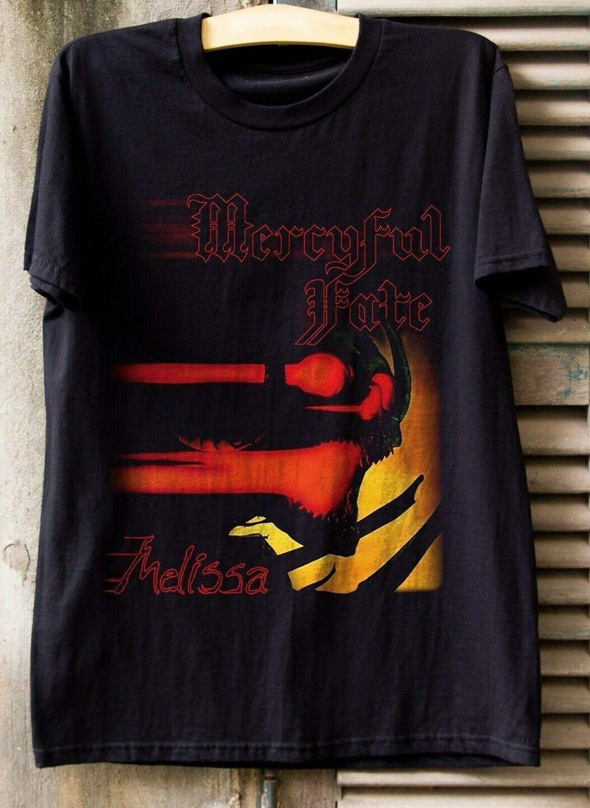 Футболка с принтом альбома Melissa группы Mercyful Fate Черная L