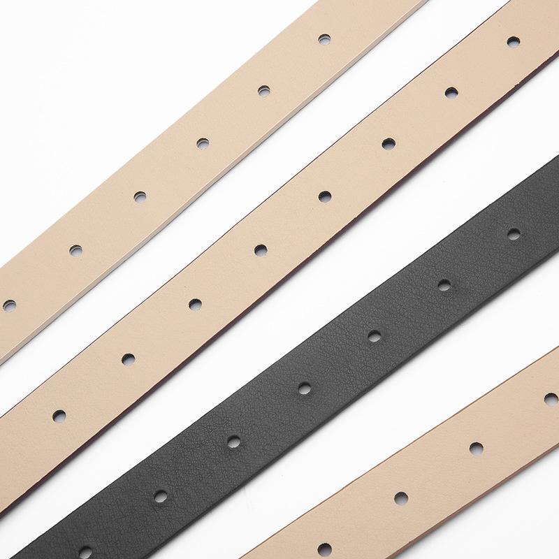 Women's Fashion Belt Crocodile Pattern Pin Buckle PU Leather Minimalist Waistband for Jeans