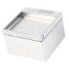 Recessed Floor Outlet Box, 4KW 16A Water Proof Stainless Steel Recessed Flat   Socket Kit with 2 X 3 Prong Receptacle, Tamperresistant Electric