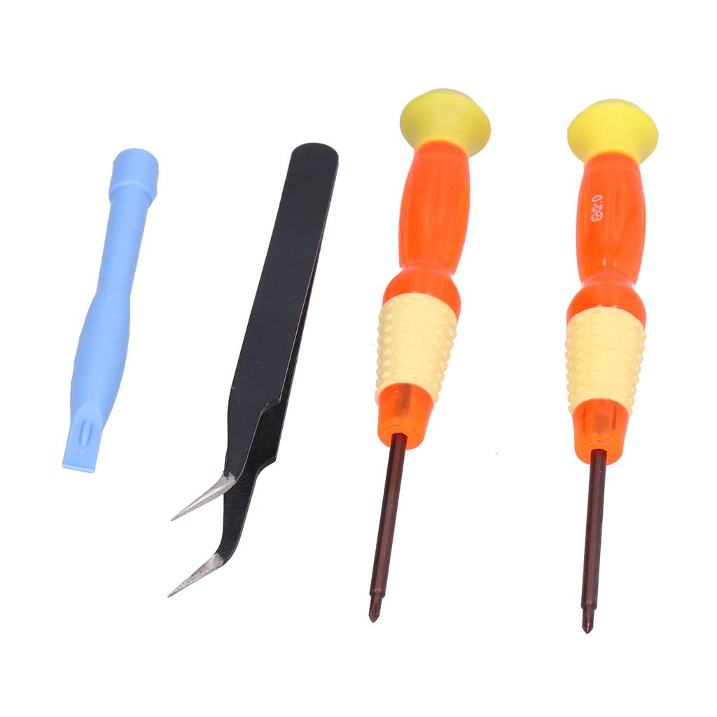 Joystick Replacement Tool Console Repair Kit with 3D Analog Joystick Screwdrivers Tweezers for N Controller(Black )