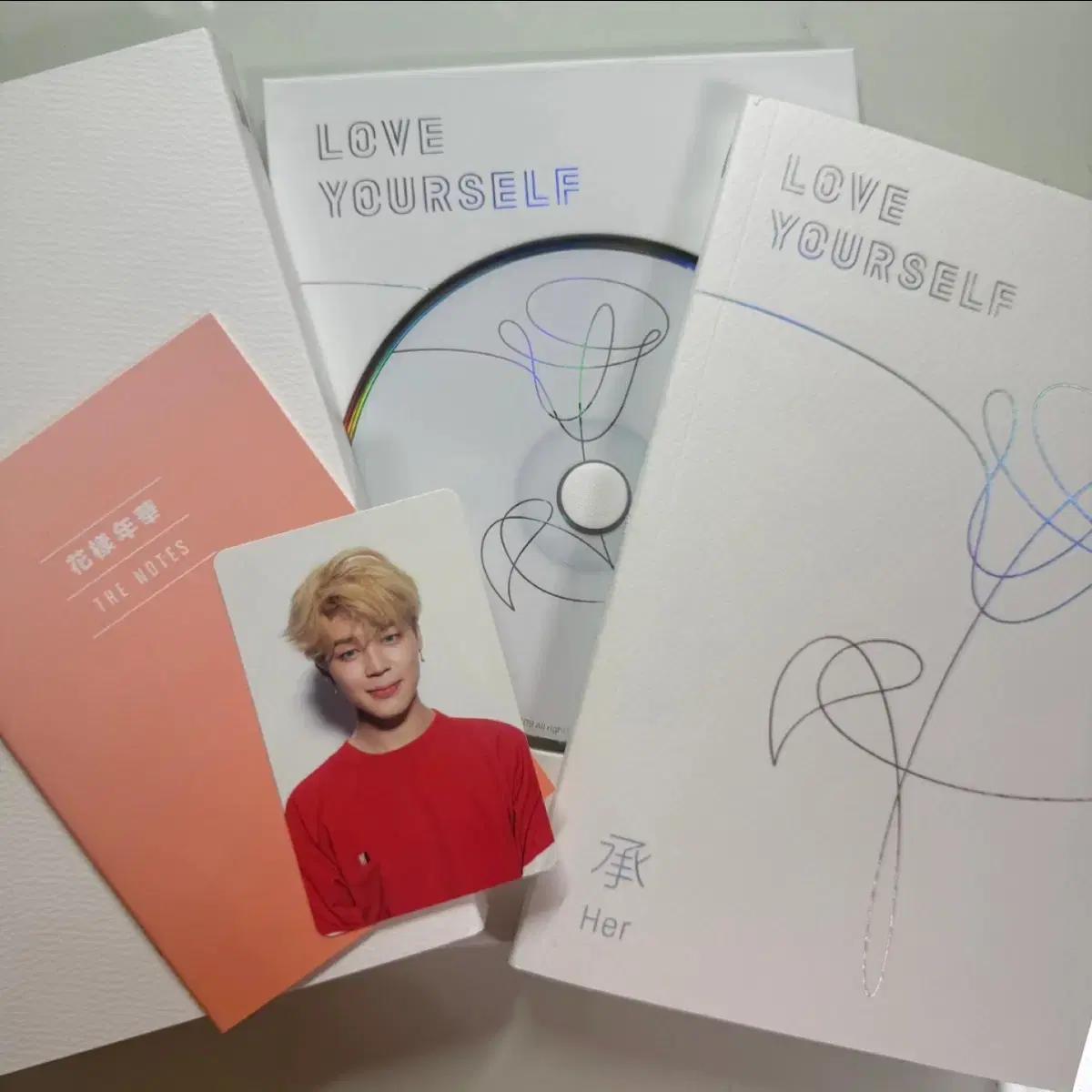 

Bulletproof Love Your Self Album Bts Jimin Photocard