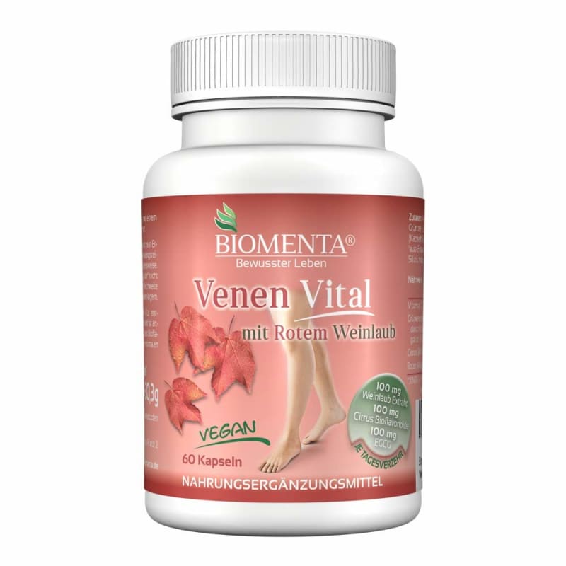 BIOMENTA Intravenous Vital (Rutin + Quercetin + Flavonoid + Polyphenol) 60 Tablets