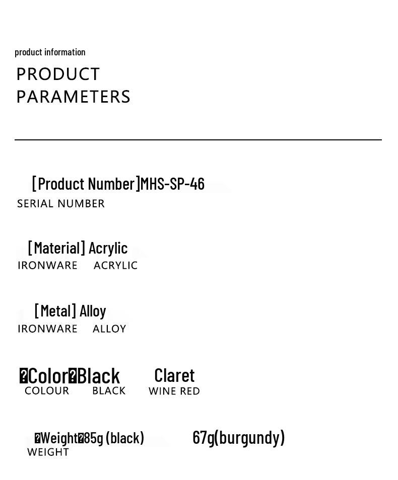 Enhanced Beaded Acrylic Short Bag Strap Handle - Versatile Fashion Accessory