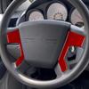 For Dodge Caliber 2007 2008  Button Panel Cover Trim Real Carbon Fiber Stickers Car Interior Refit Accessories
