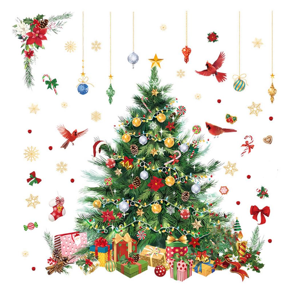 Removable Static Cling Window Decals - Reusable No Residue Window Stickers For Seasonal & Business Decor