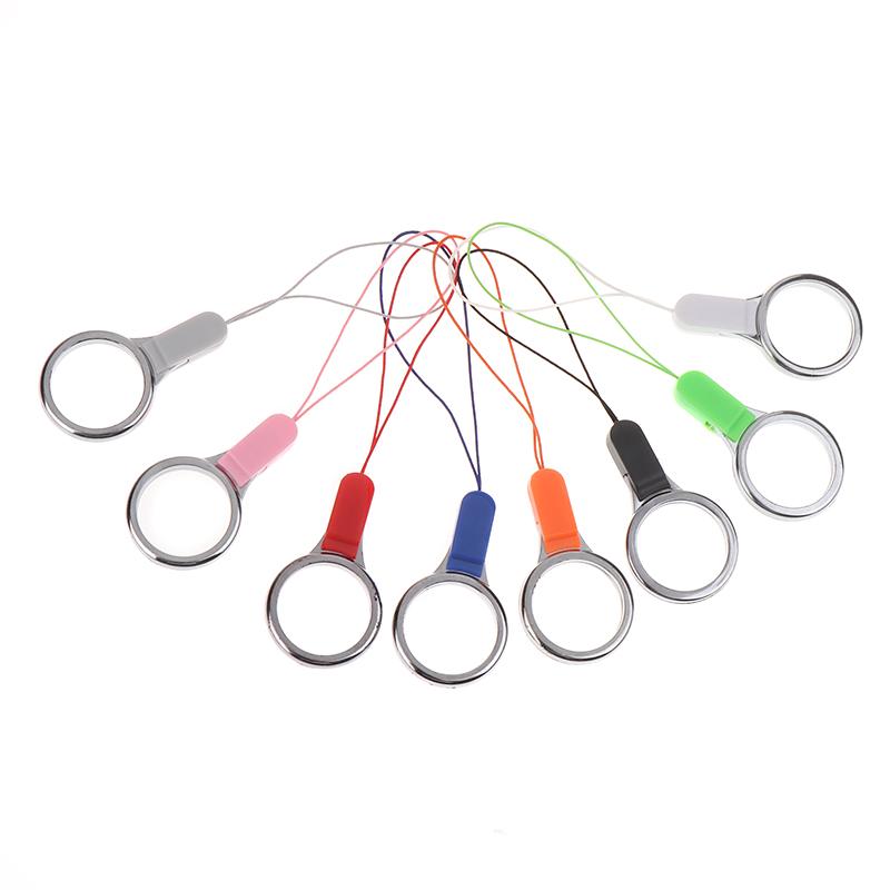 10Pcs Phone Lanyard Keychain Finger Ring Straps Keycord Rings Phone Accessories
