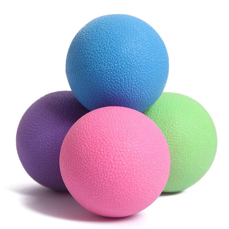 Rehabilitative Foot & Muscle Relaxation Peanut Ball - TPR Myofascial Massage Ball for Yoga & Fitness