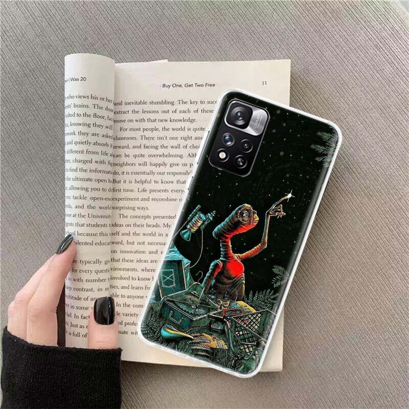 

E.T. the Extra-Terrestrial Phone Case For Redmi Note 13 12 Pro Plus 14 15 Pro 5G 11 11T 11E 11S 10 Pro 10S 9 9S Cover Cell Clear Note 14 Pro Plus