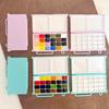 24 Grid Watercolor Paint Box Magnetic Empty Paint Palette Compact Travel Painting Tray  Travel Use