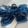 1pc new double-sided cashew flower love grabbing clip butterfly knot hair clip summer vacation shark clip fashion