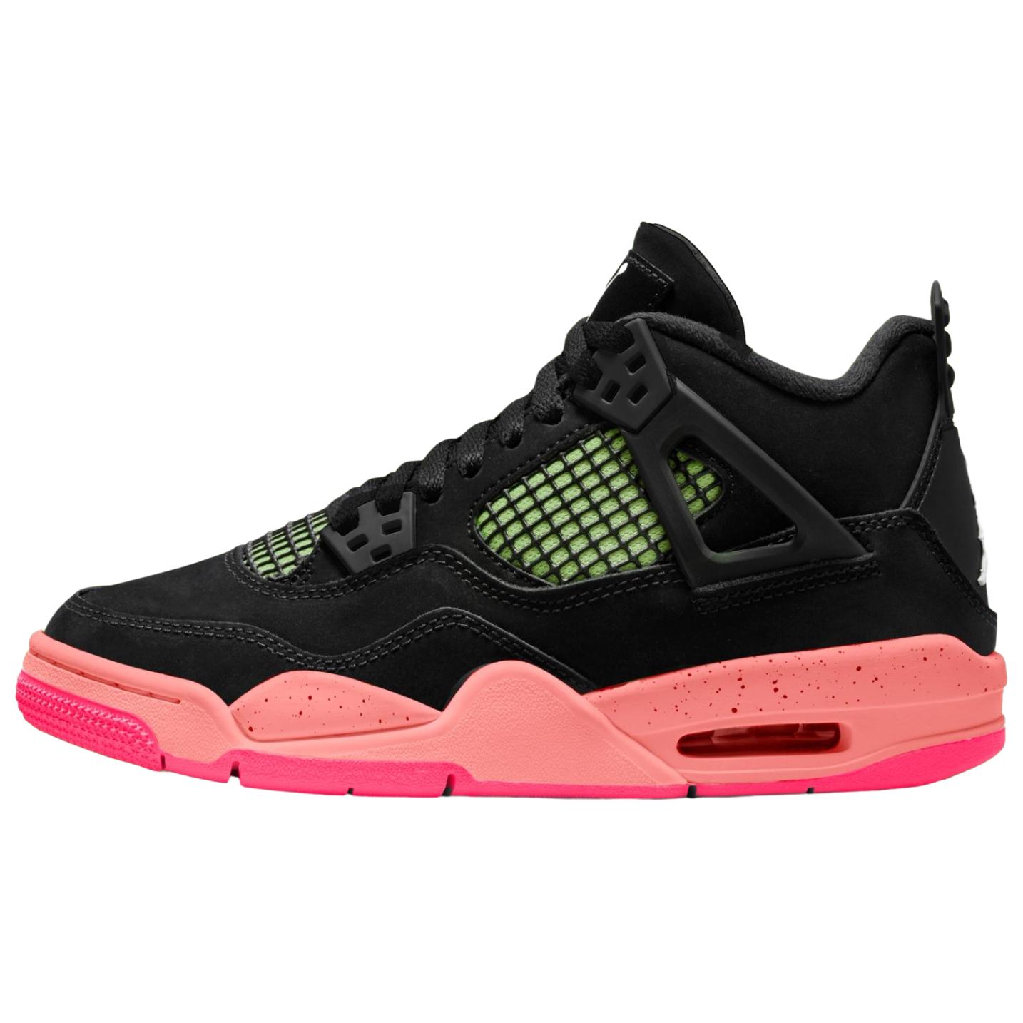 Jordan 4 Retro Black Infrared Barely Volt (GS) 37.5