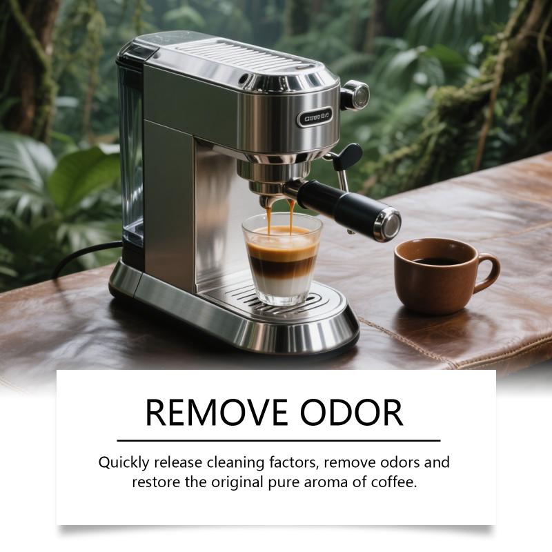Coffee Maker Cleaner Effervescent Descale Sheets Fast Removing Filter for Coffee Stains and Limescale Home Barista Maintenance
