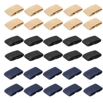 Pack of 30 Elastic Belt Rings for Pants Adjustable Waistband Accessories Stretch Materials for Clothing Sewing Supplies