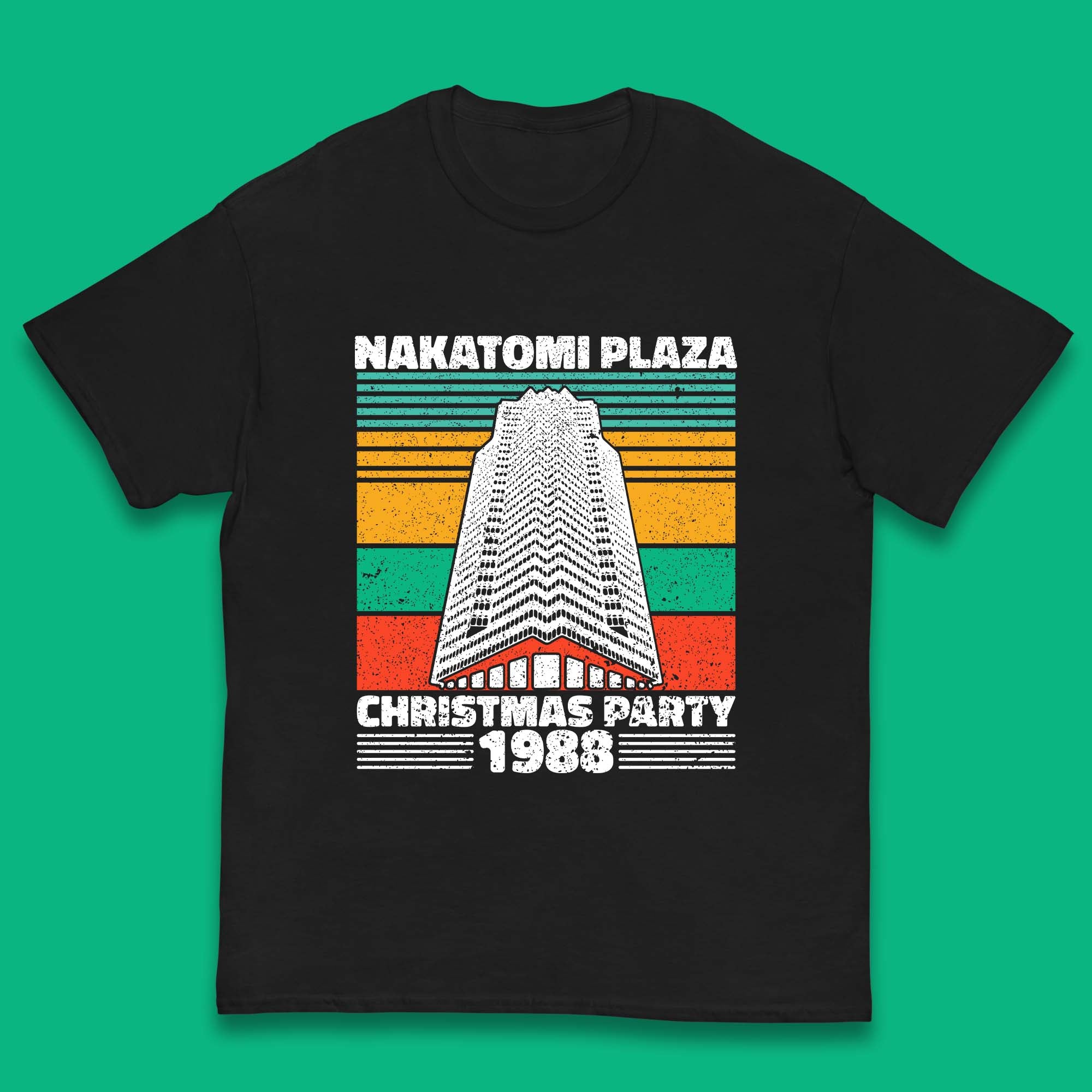 Nakatomi Plaza Christmas Party Kids T-Shirt 100