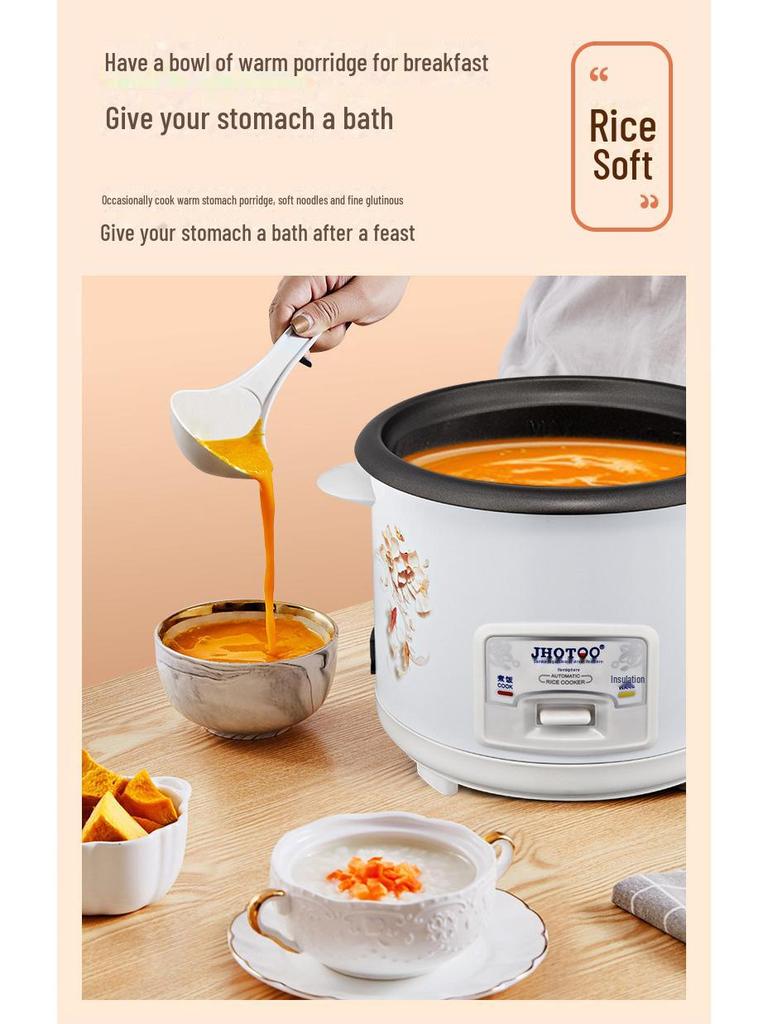Compact Multi-Function Rice Cooker for Single-Person Use - Genuine Steaming Pot