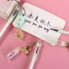 Office Supplies Kawaii Bear for Girl School Student Signature Pen Gel Pen Erasable Pen Pendant Pen