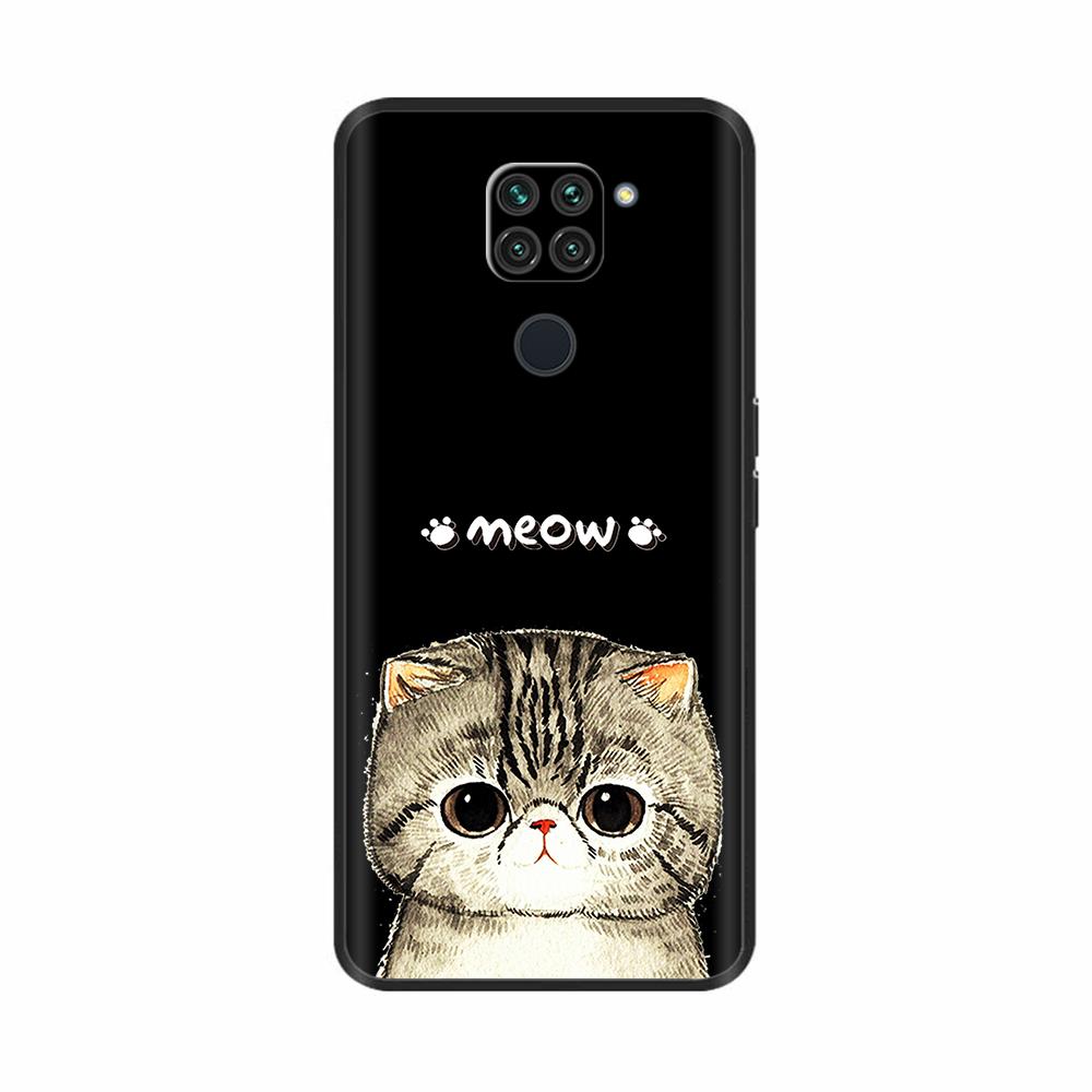 Case For Xiaomi Redmi Note 9 Case Soft Black Silicon Back Cover For Redmi Note9 Cover Redmi Note 9 Case Funda Coque Bumper Shell