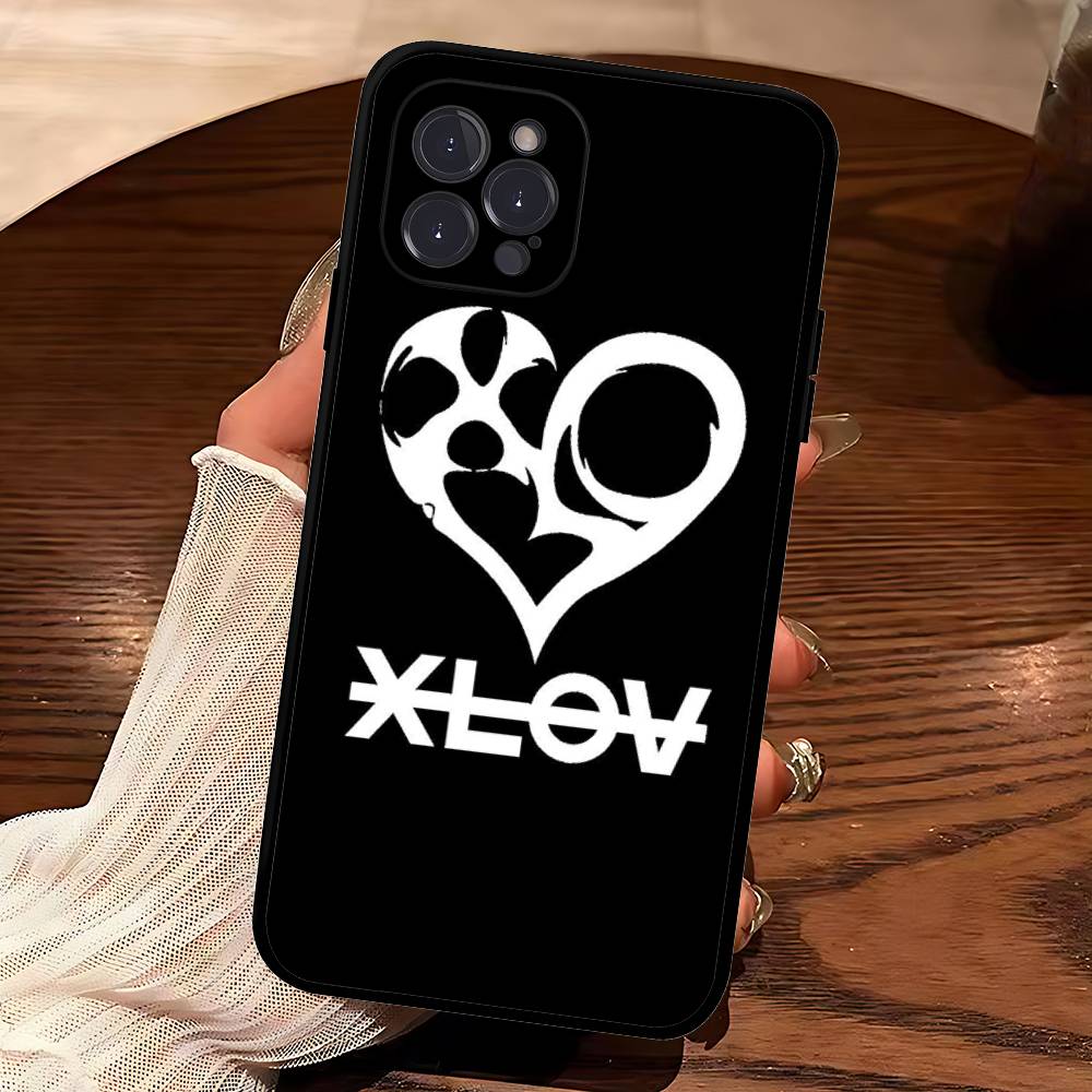 Kpop Group XLov Phone Case For IPhone 16 Pro Max 15 17 Plus 14 13 12 Mini 11 Black Cover