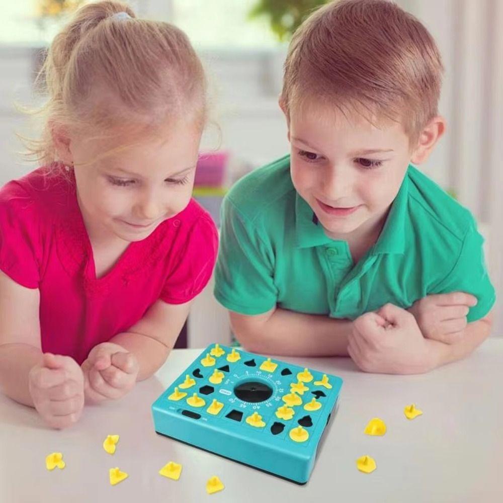 Pop Up Time-Matching Puzzle Toy Two Players Time Board Puzzle Toy Board Games