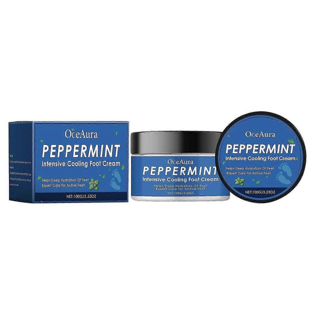 Oceaura Mint Cool Foot Cream Hydrating Repair Dry Rough Skin Relieve Feet Cool And Comfortable Foot Cream