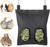 Hay Feeder Bag Hanging Pouch Feeder Holder Feeding Dispenser Container for Rabbit Guinea Pig Small Animals Pet Cage Accessories