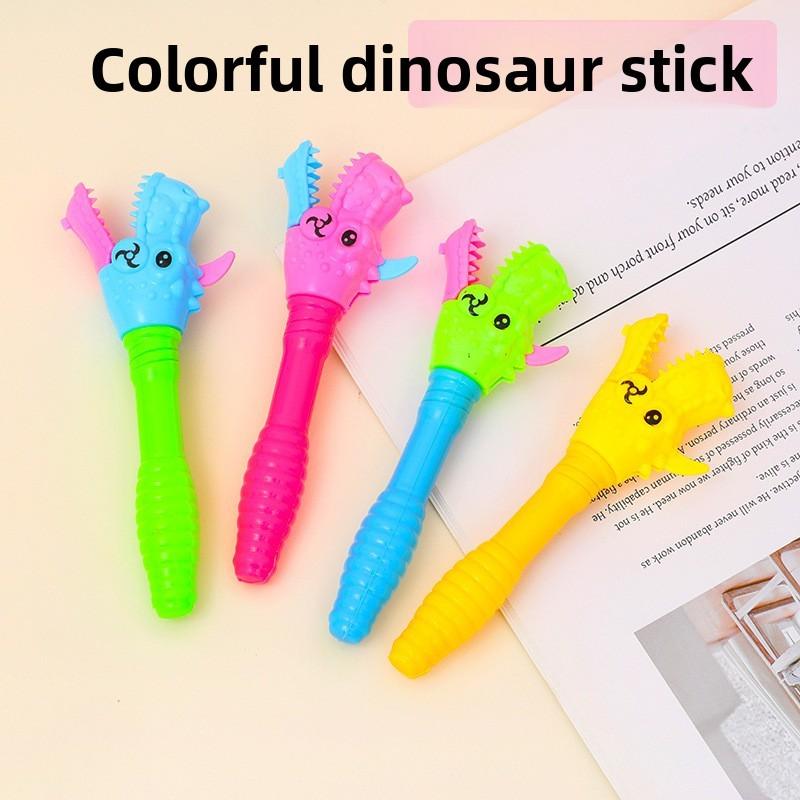 Plastic Dinosaur Kids Stick Toys For Imaginative Play And Gifts Educational