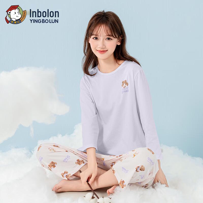 Yingbolun Унисекс Тонкий Хлопковый Летний Пижамный Комплект 175