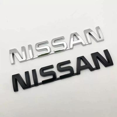 ABS Car Rear Trunk Letters Logo Badge Emblem Sticker For Qashqai Juke Pulsar Sentra Altima Patrol Micra Rogue Almera